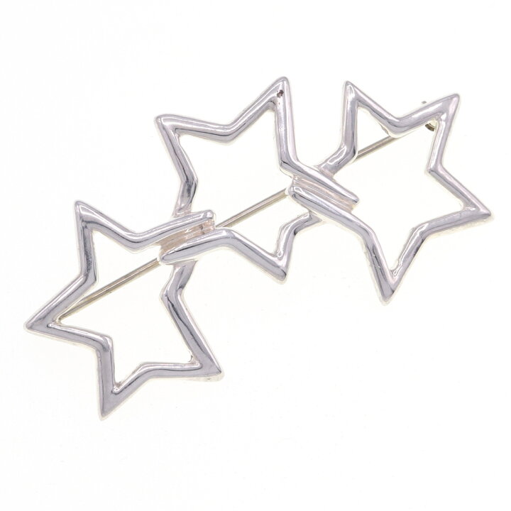 楽天市場】ティファニー ブローチ トリプルスター SV スターリング  