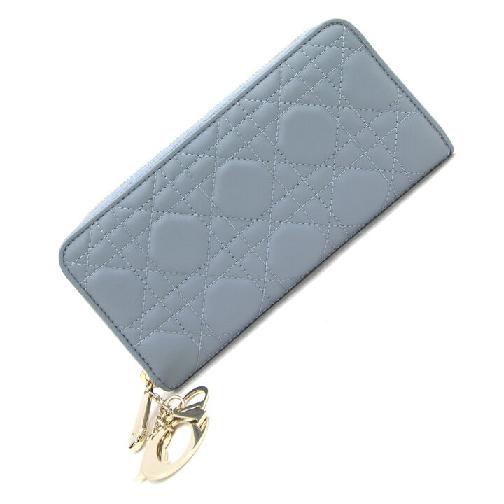 楽天市場】ディオール ラウンドファスナー長財布 LADY DIOR VOYAGEUR 