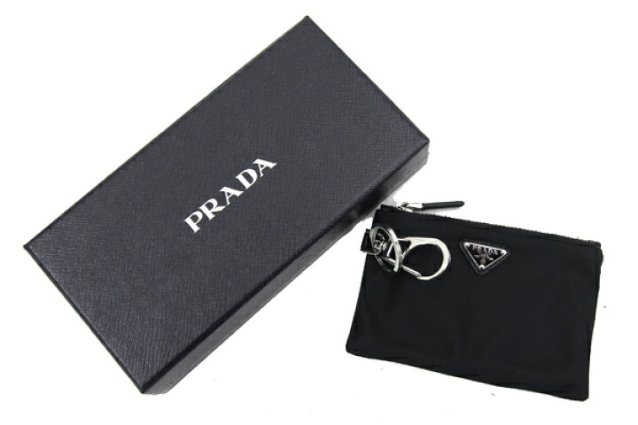 楽天市場】プラダ コインケース 2TT117 ブラック ナイロン 中古 小銭 