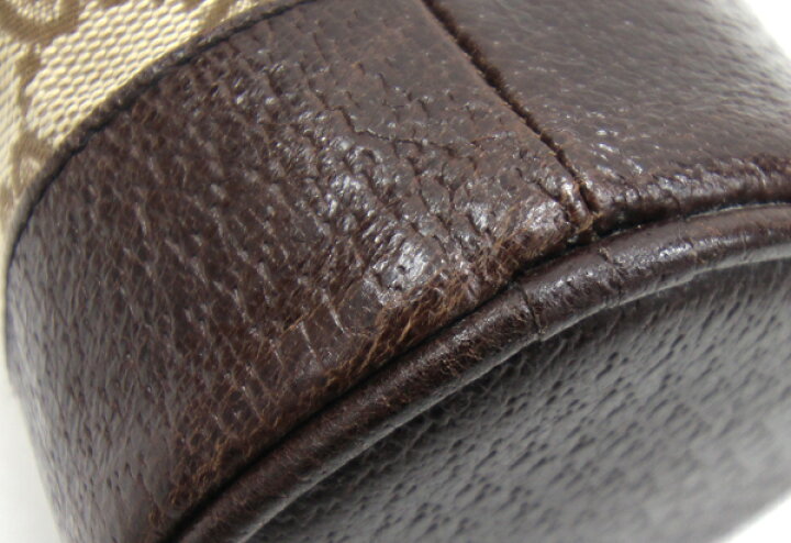 楽天市場】グッチ ボトルケース GG 28691 ベージュ ダークブラウン  