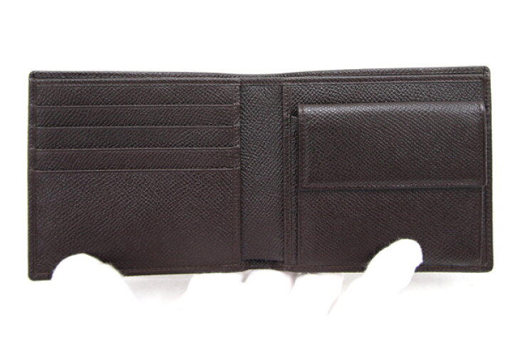 楽天市場】ブルガリ 二つ折り財布 クラシコ 20253 ダークブラウン  