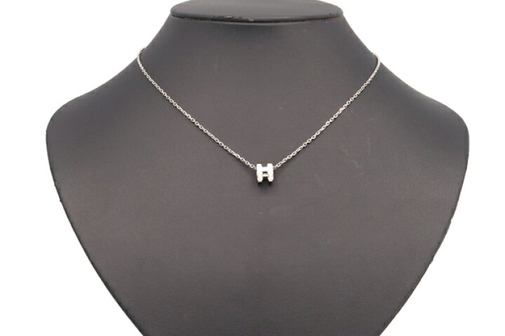 楽天市場】エルメス ネックレス ポップアッシュミニ ピンク シルバー  