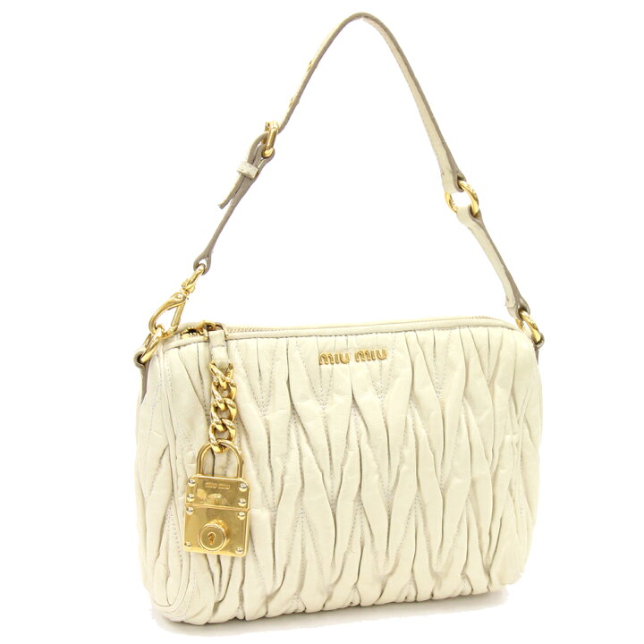 楽天市場】ミュウミュウ アクセサリーポーチ マテラッセ 5N1521  