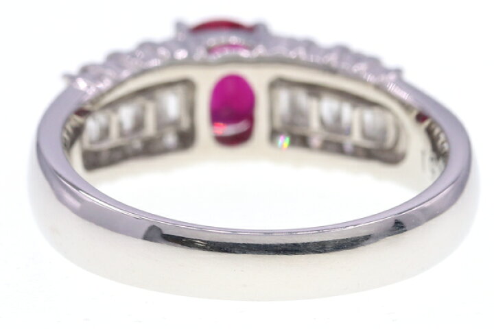 楽天市場】ルビー ダイヤモンド リング R0.98ct D0.51ct Pt900 12号 