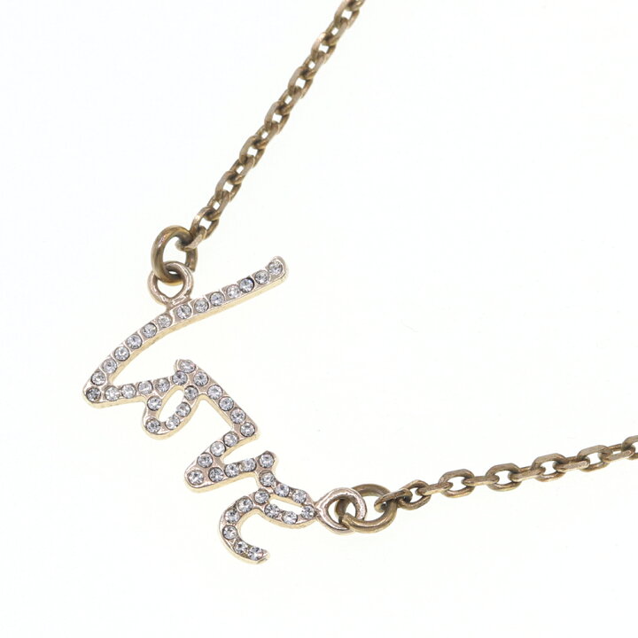 楽天市場】クロエ ネックレス ゴールド メタル ストーン 中古 LOVE 