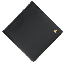 カルティエ 二つ折り財布 パシャ L3000922 ブラック レザー 中古 財布 コンパクトウォレット 黒 メンズ 男性 紳士 Cartier