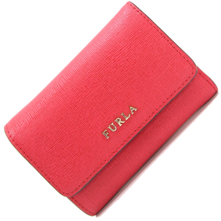 楽天市場】フルラ 三つ折り財布 872819 RUBY レッド レザー 中古 