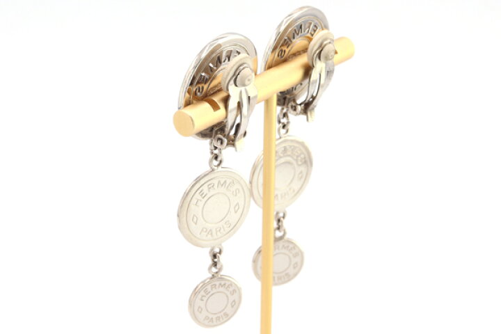 楽天市場】エルメス イヤリング セリエ 3連 シルバー メタル 中古