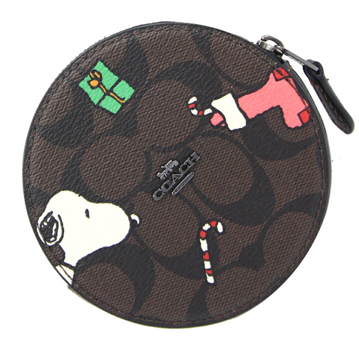 楽天市場】コーチ コインケース COACH X PEANUT ラウンド コインケース 