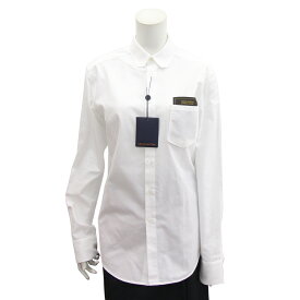 ルイヴィトン メンズトップス オクスフォード DNAシャツ シガレットポケット 1A5VJJ ホワイト コットン100％ サイズXS 中古 長袖 シャツ ファッション アパレル ロングシャツ メンズ 男性 LOUIS VUITTON