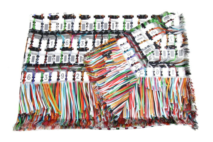 楽天市場】シャネル 大判ストール ホワイト マルチカラー シルク100  