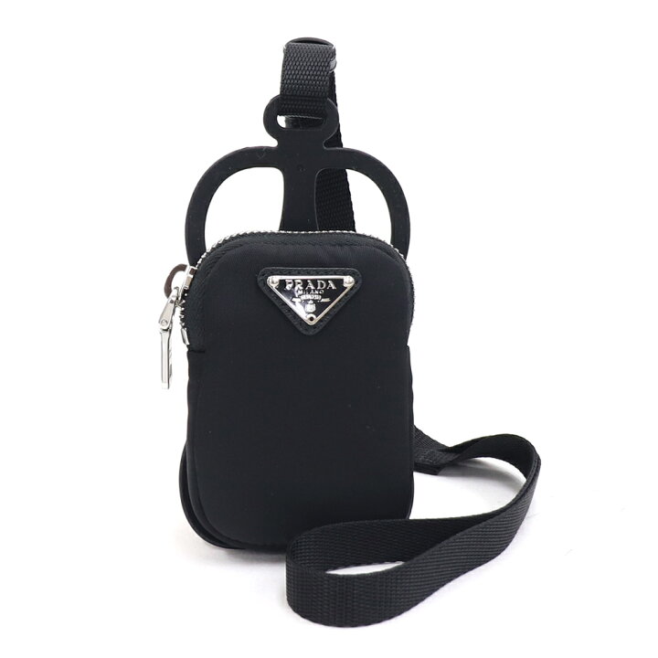 楽天市場】プラダ スマートフォンケース 1ZT016 ブラック レザー  