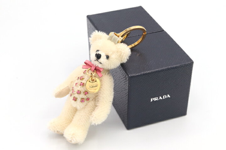 PRADA プラダ 1ARB04 はみで ベア ラッキースター バッグチャーム クマ 
