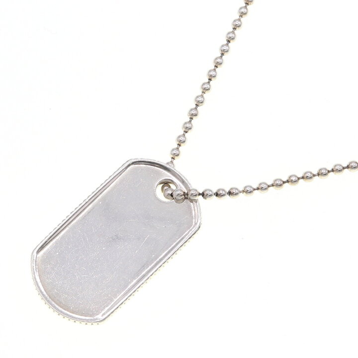 楽天市場】ティファニー ネックレス コインエッジ ドッグタグ SV  