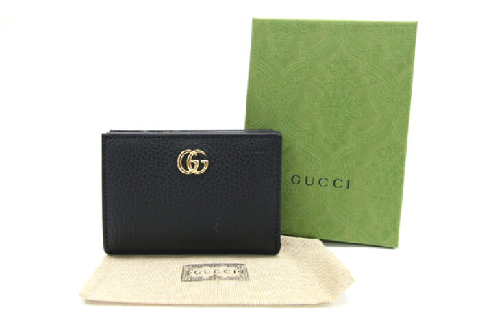 楽天市場】グッチ 二つ折り財布 日本限定 ダブルG 二つ折りウォレット  