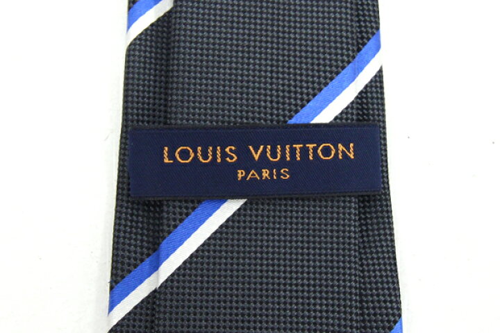 楽天市場】ルイヴィトン ネクタイ クラヴァット M76860 ダークグレー  