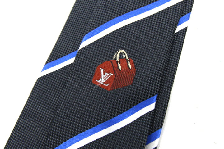 楽天市場】ルイヴィトン ネクタイ クラヴァット M76860 ダークグレー  