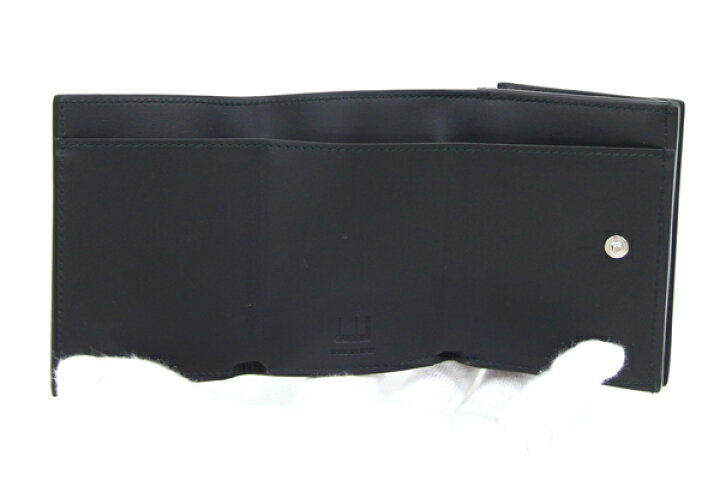 楽天市場】ダンヒル 三つ折り財布 ブラック マルチカラー レザー 中古  