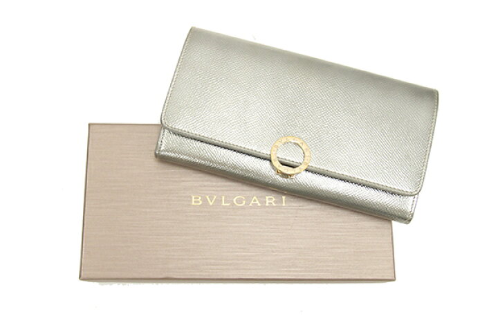 楽天市場】ブルガリ 二つ折り長財布 ブルガリブルガリ 287069 シルバー 