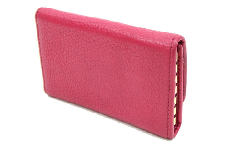 楽天市場】プラダ 6連キーケース 1PG222 ピンク レザー 中古 カギ 鍵  