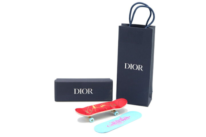 楽天市場】ディオール フィンガースケートボード レッド ライトブルー  