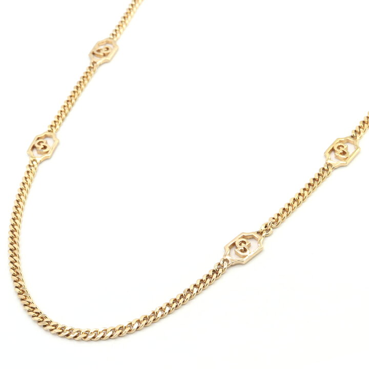 楽天市場】ディオール ネックレス ゴールド メタル中古 ロング  