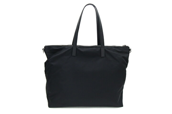 楽天市場】プラダ 2WAYトートバッグ 2VG024 ブラック ナイロン レザー  