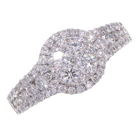 ダイヤモンド リング D1.05ct K18WG 12号 中古 指輪 ジュエリー 宝石 レディース 女性 Diamond