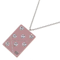 楽天市場】chanel ネックレス ピンクの通販 