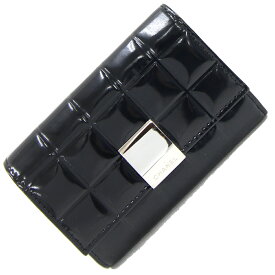 シャネル 6連キーケース チョコバー ブラック パテントレザー 中古 カギ 鍵 ロゴ レディース CHANEL
