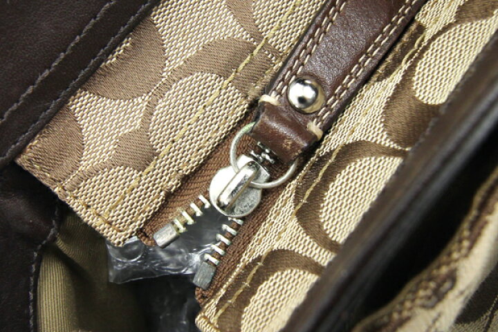 楽天市場】【中古】コーチ トートバッグ ハンプトンズ シグネチャー  