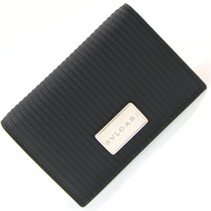 楽天市場】ブルガリ 名刺入れ ミレリゲ 27694 ブラック コーティング  