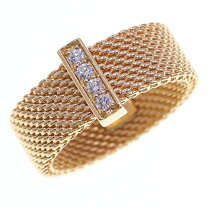 楽天市場】ティファニー メッシュ（指輪・リング｜レディース  