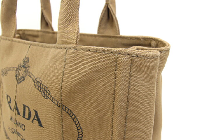 楽天市場】プラダ 2WAYハンドバッグ カナパ B2439G ブラウン  