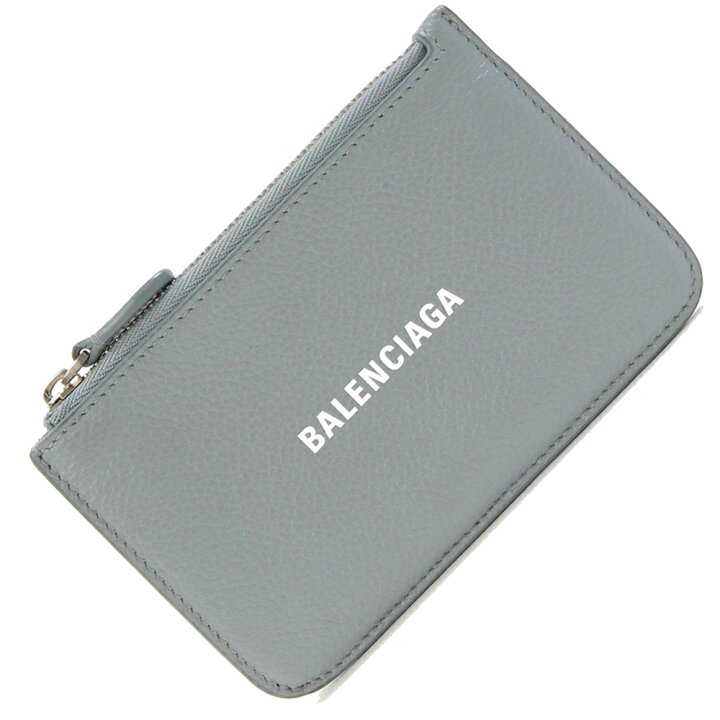 楽天市場】バレンシアガ コインケース 637130 ライトグレー レザー  