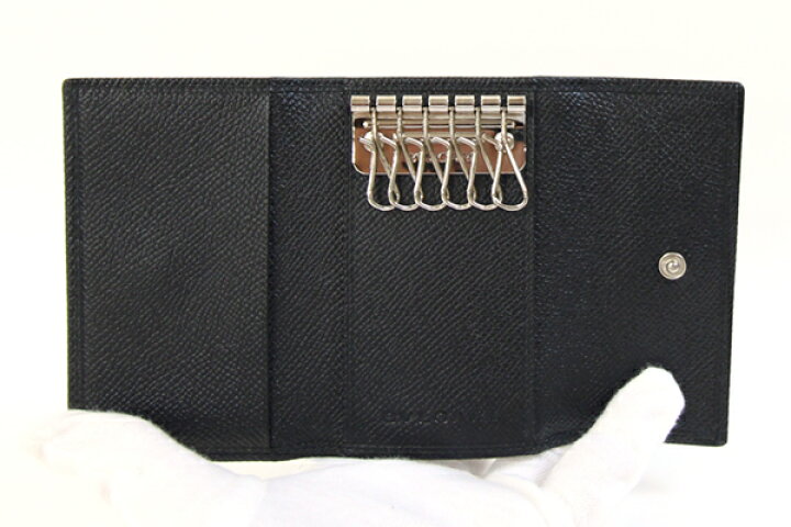 楽天市場】ブルガリ 6連キーケース クラシコ 20234 ブラック レザー  
