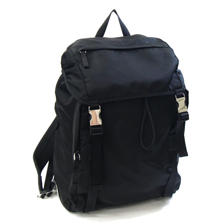 楽天市場】プラダ バックパック 2VZ062 ブラック ナイロン 中古 