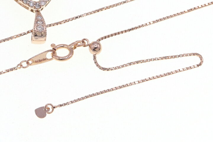 楽天市場】ダイヤモンド ネックレス D1.00ct K18 PG 中古 ペンダント 