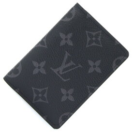 ルイヴィトン カードケース モノグラム エクリプス オーガナイザー ドゥ ポッシュ M67630 中古 パスケース 名刺入れ ビジネス メンズ LOUIS VUITTON