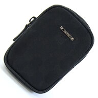 グッチ ポーチ GG 115249 ブラック キャンバス レザー 中古 小物入れ シガレットケース タバコケース ミ…