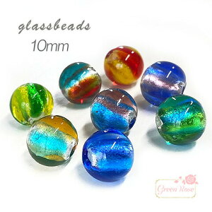 g{ ڗ @a@KXr[Y  OX 10mm ANZT[p[c p[c 2 beads948 GreenRoseYumi