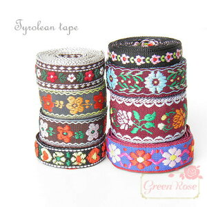 `Ae[v t[ 2m hJ ` CN ANZT[p[c Ribbontape098 GreenRoseYumi