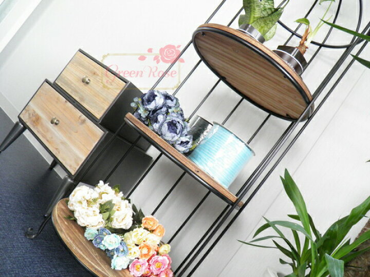 家具 生活家具 鳥かご風収納飾り棚 ブラック