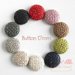 蕽D݃{^ \tp[c17.5mm (10) J{V fRp[c ANZT[p[c YM1-0846 GreenRoseYumi