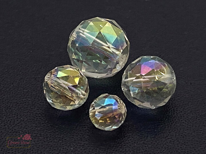 楽天市場】オーロラ クリスタル 水晶 レインボー 多面カット 天然石 