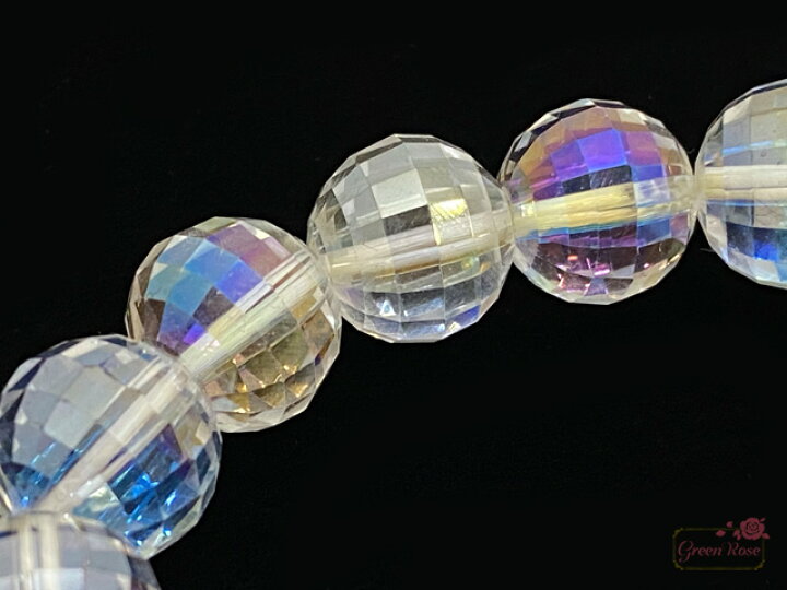 楽天市場】オーロラ クリスタル 水晶 レインボー 多面カット 