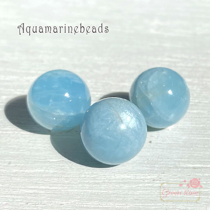 楽天市場】アクアマリン 天然石 ビーズ パワーストーン 粒売り 11mm 1 