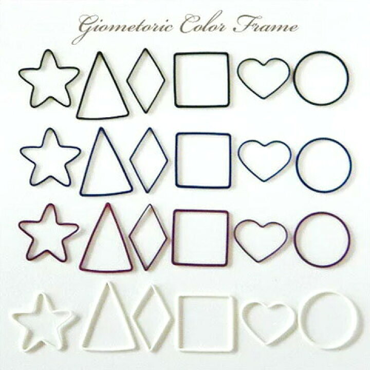 楽天市場 金属チャーム シンプルな幾何学カラーフレーム 10個 J6 1649 1650 1651 1652 1653 1654 Green Rose ネットショップ Yumi