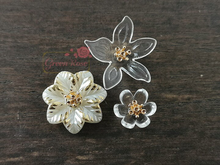 楽天市場】金属製 花芯パーツ小 20個 メタルパーツ ハンドメイド製品 