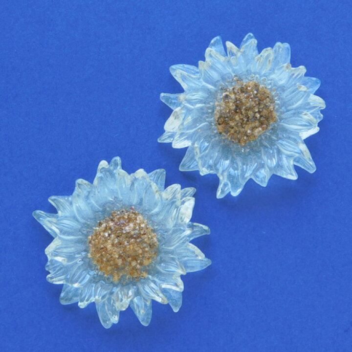 楽天市場】アクリルフラワーパーツ 貼付け デコパーツ 10個 花 